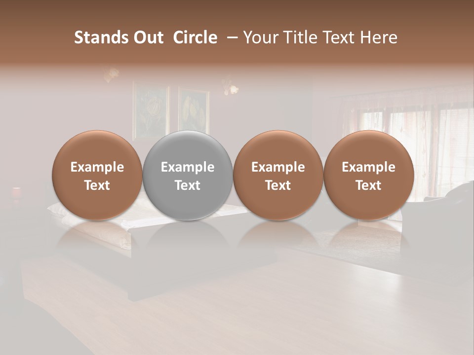 Wood Decorating Blanket PowerPoint Template