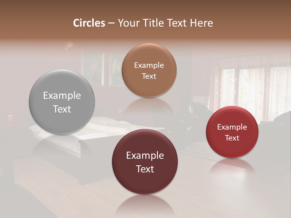 Wood Decorating Blanket PowerPoint Template