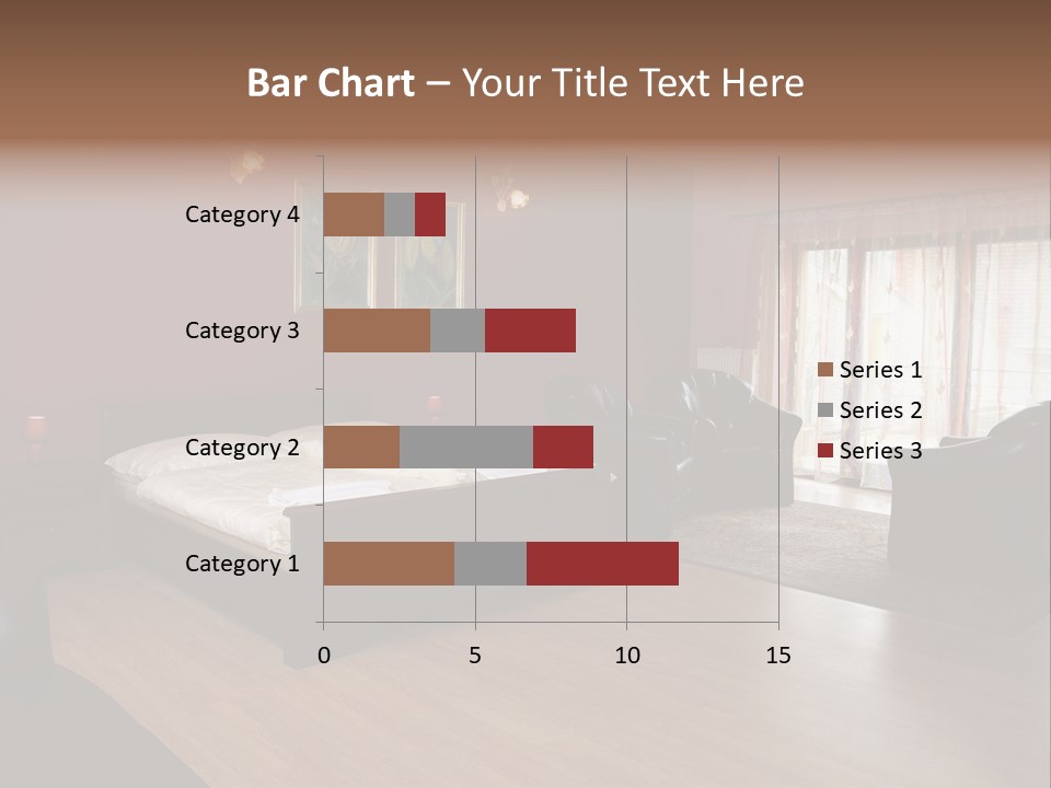 Wood Decorating Blanket PowerPoint Template