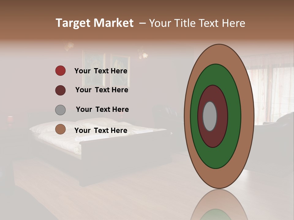 Wood Decorating Blanket PowerPoint Template