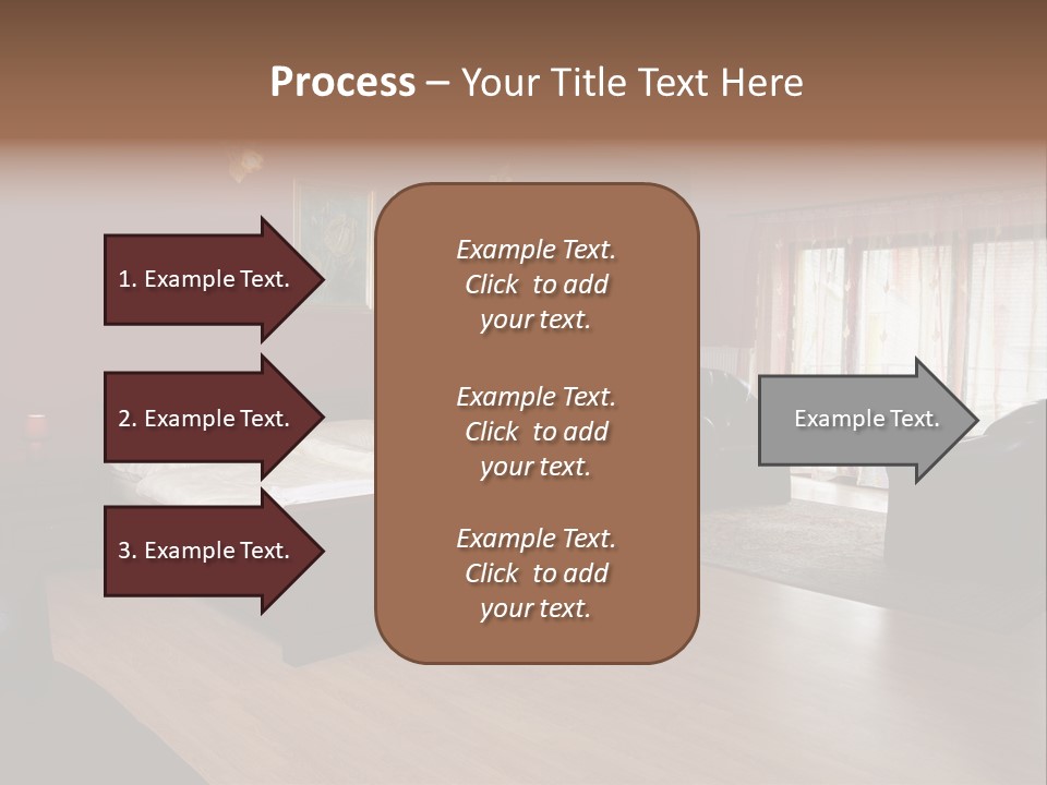 Wood Decorating Blanket PowerPoint Template