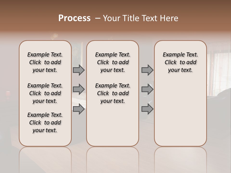 Wood Decorating Blanket PowerPoint Template