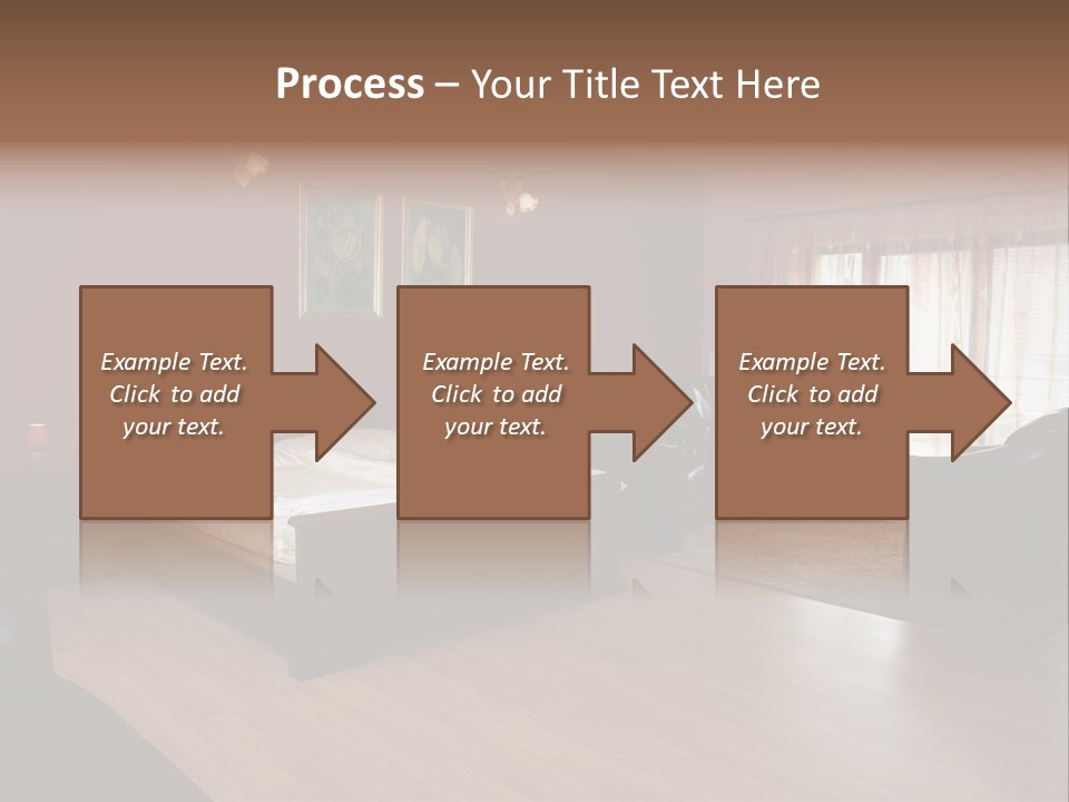Wood Decorating Blanket PowerPoint Template