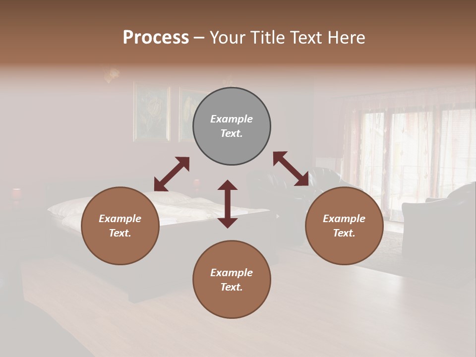 Wood Decorating Blanket PowerPoint Template