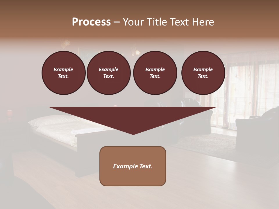 Wood Decorating Blanket PowerPoint Template