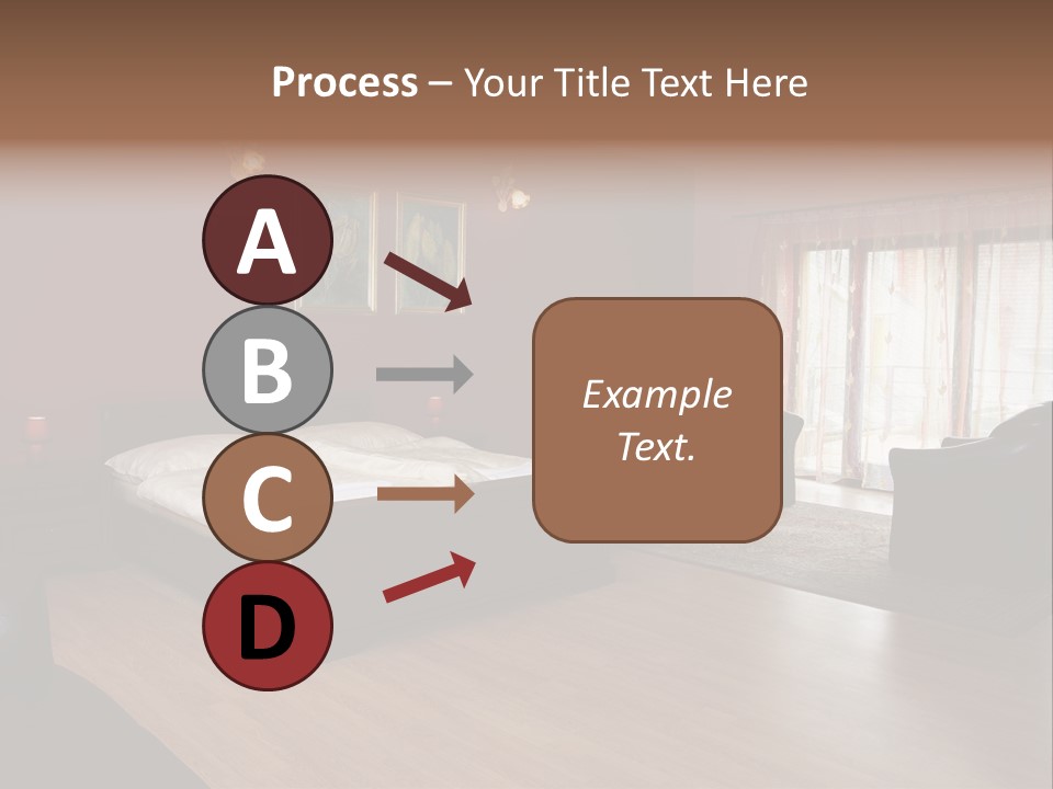 Wood Decorating Blanket PowerPoint Template