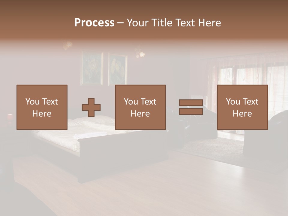 Wood Decorating Blanket PowerPoint Template