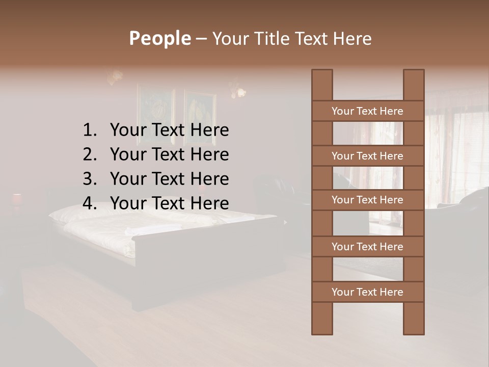 Wood Decorating Blanket PowerPoint Template