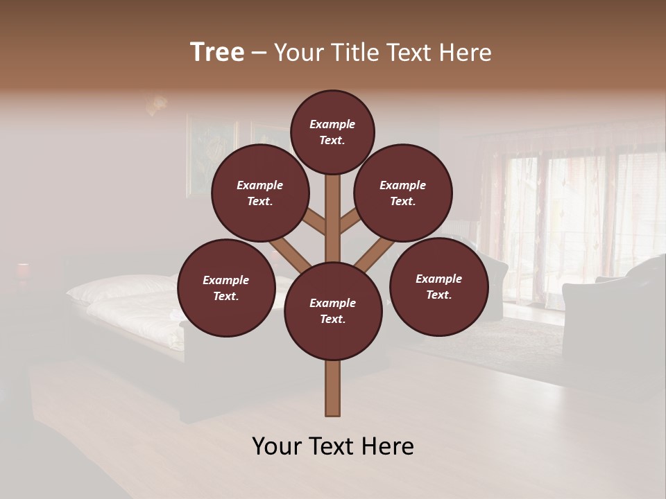 Wood Decorating Blanket PowerPoint Template