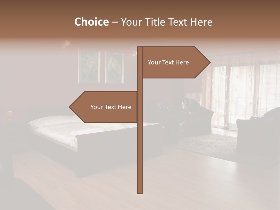 Wood Decorating Blanket PowerPoint Template