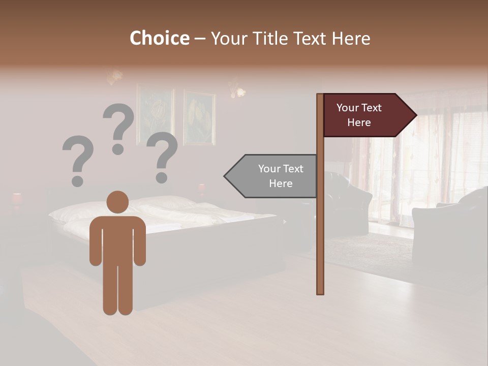 Wood Decorating Blanket PowerPoint Template