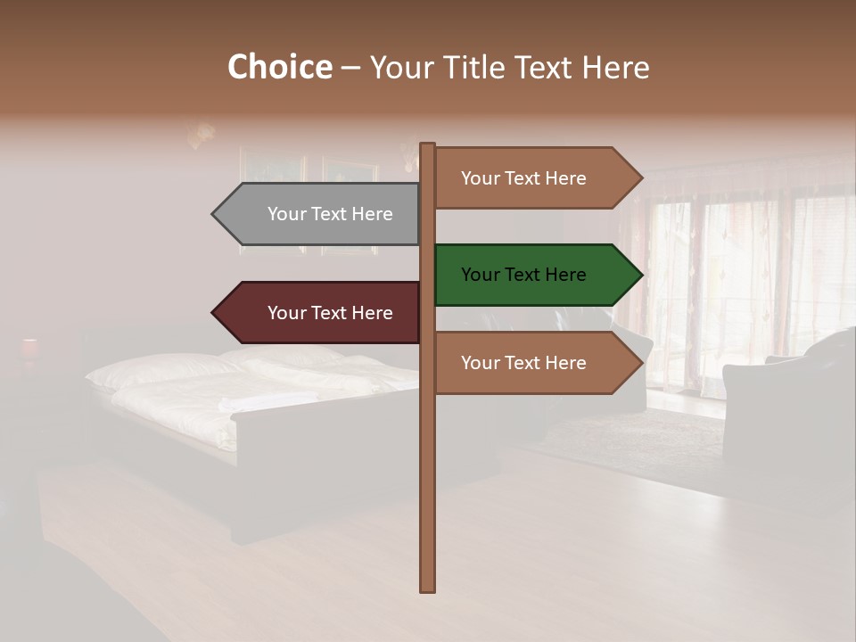 Wood Decorating Blanket PowerPoint Template