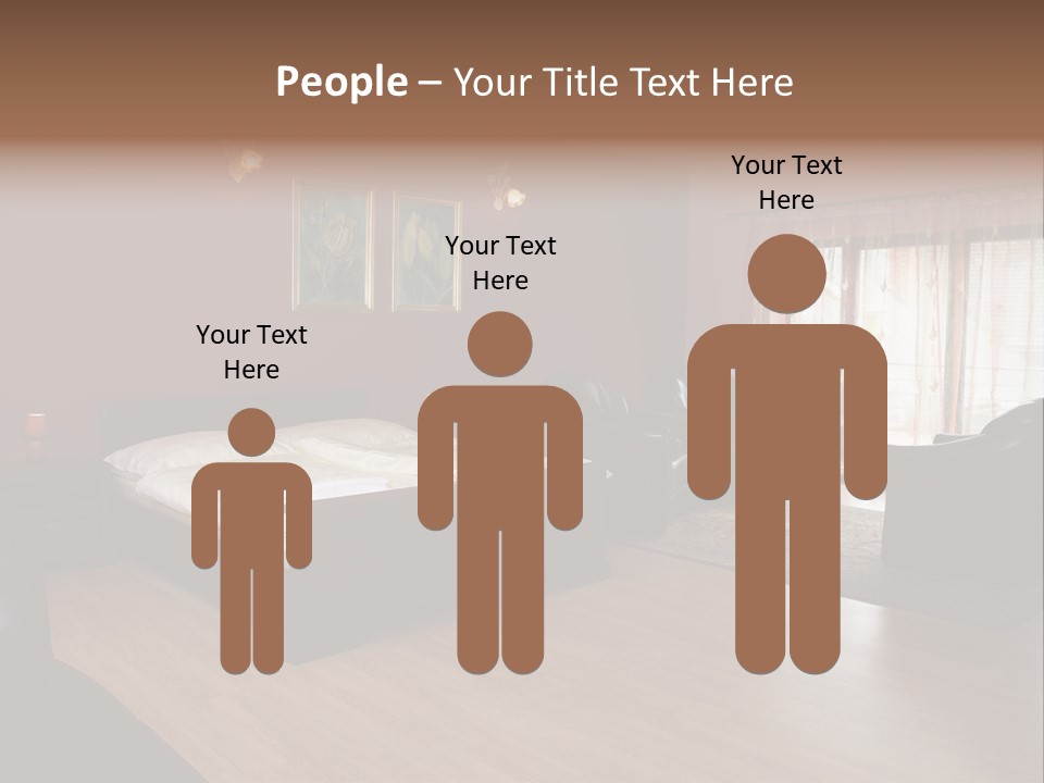 Wood Decorating Blanket PowerPoint Template