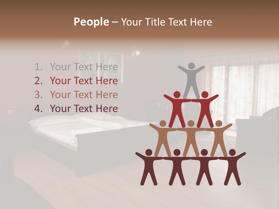 Wood Decorating Blanket PowerPoint Template