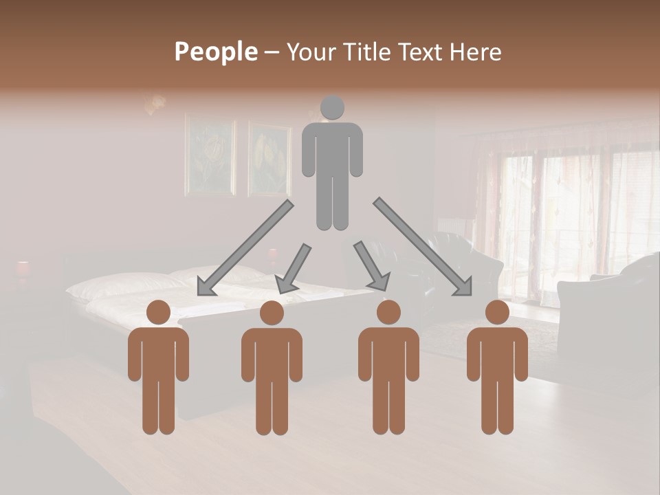 Wood Decorating Blanket PowerPoint Template