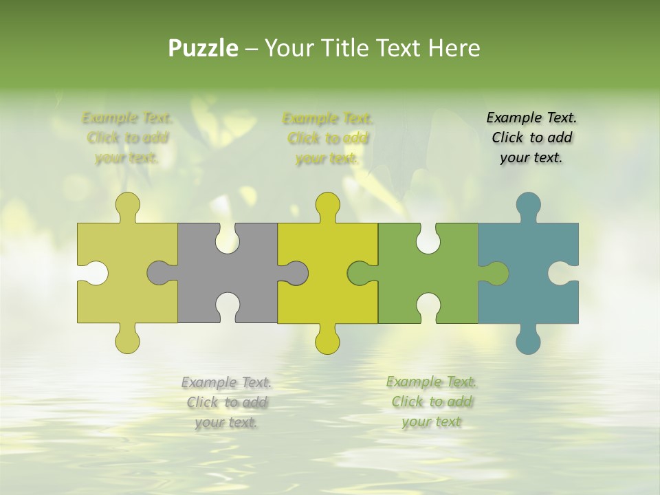 Summer Botany Outdoors PowerPoint Template