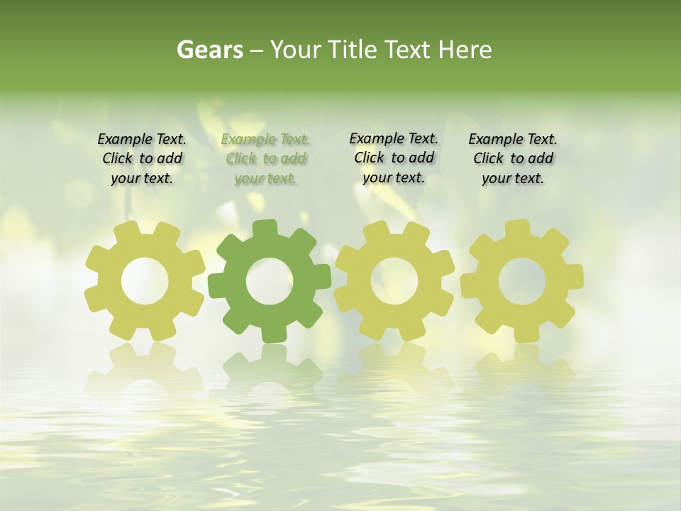 Summer Botany Outdoors PowerPoint Template