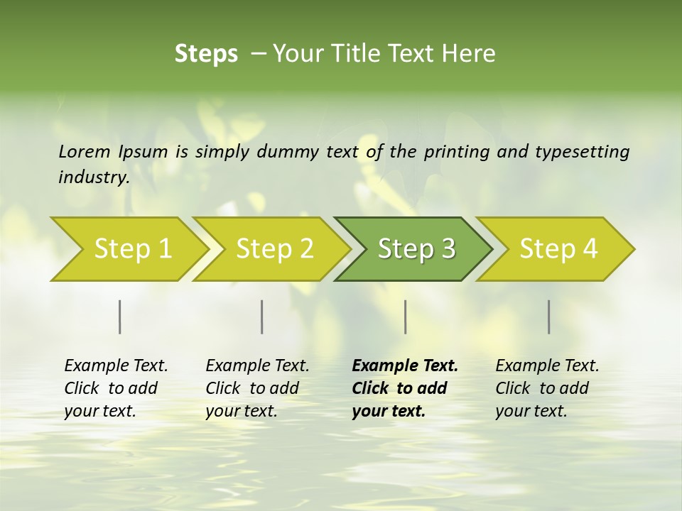 Summer Botany Outdoors PowerPoint Template