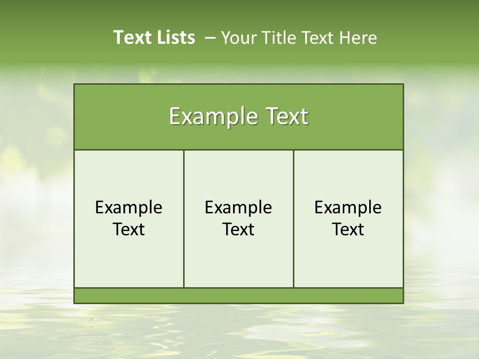 Summer Botany Outdoors PowerPoint Template