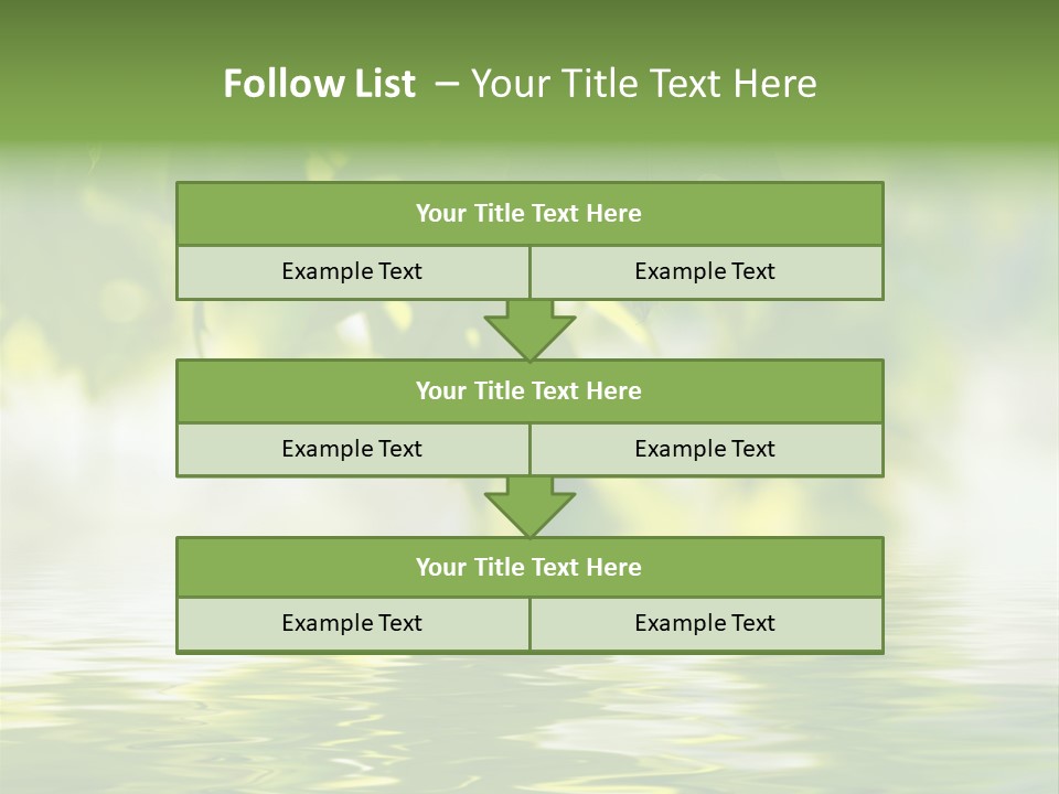 Summer Botany Outdoors PowerPoint Template