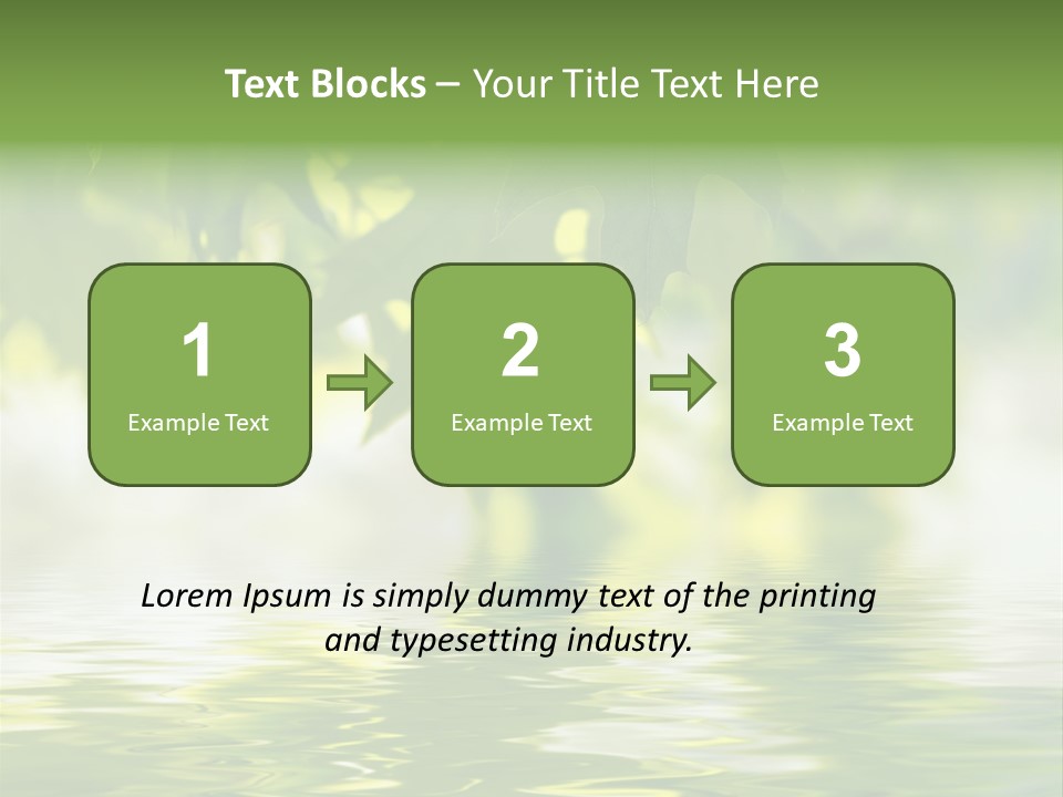 Summer Botany Outdoors PowerPoint Template