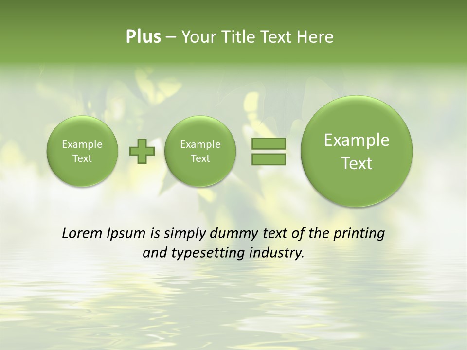 Summer Botany Outdoors PowerPoint Template