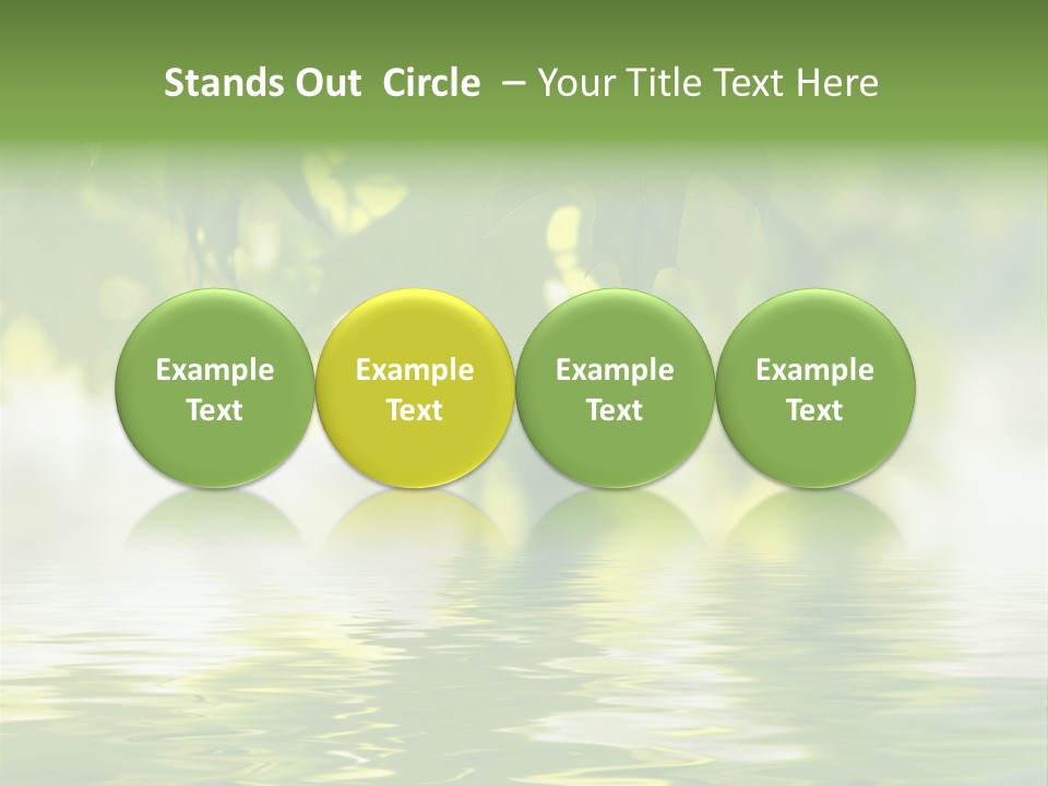 Summer Botany Outdoors PowerPoint Template