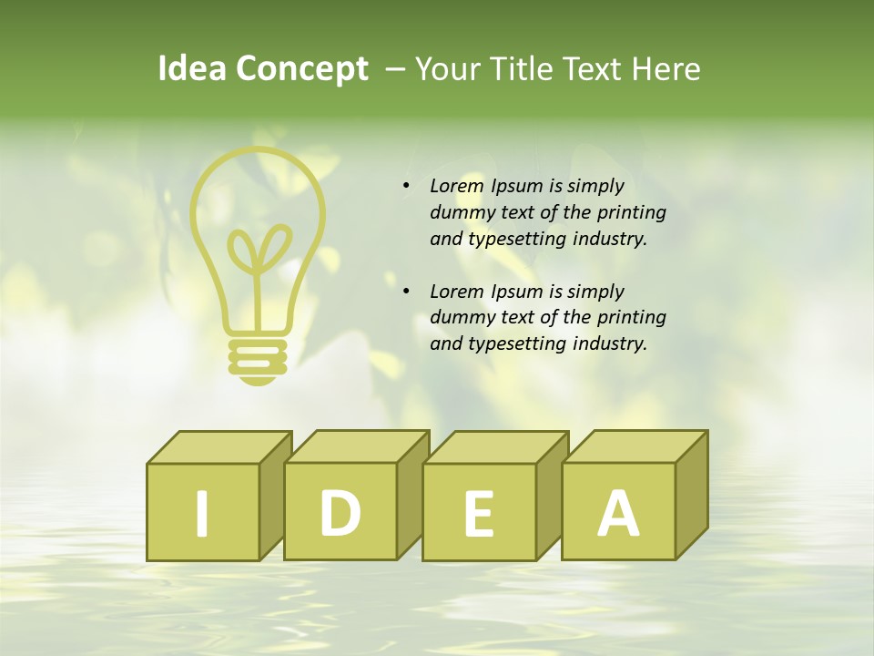 Summer Botany Outdoors PowerPoint Template