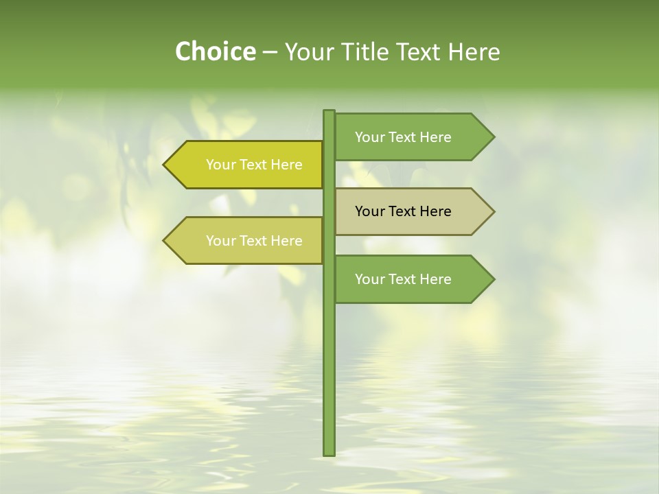 Summer Botany Outdoors PowerPoint Template