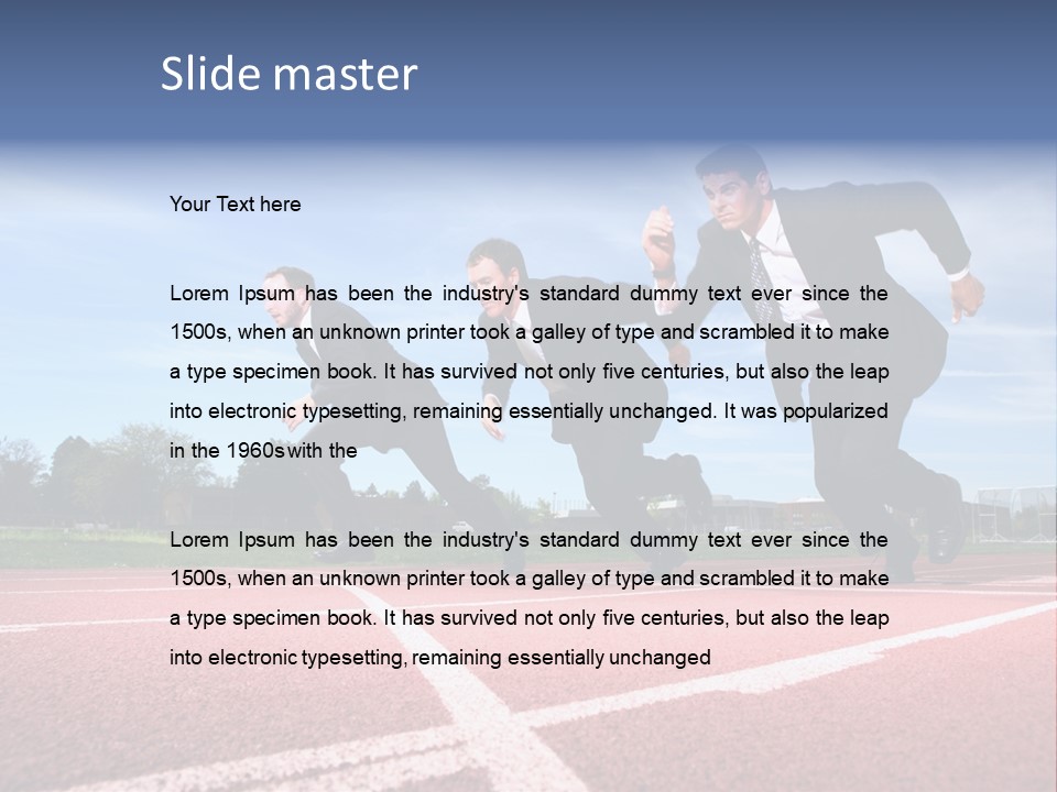 Office Line Quick PowerPoint Template