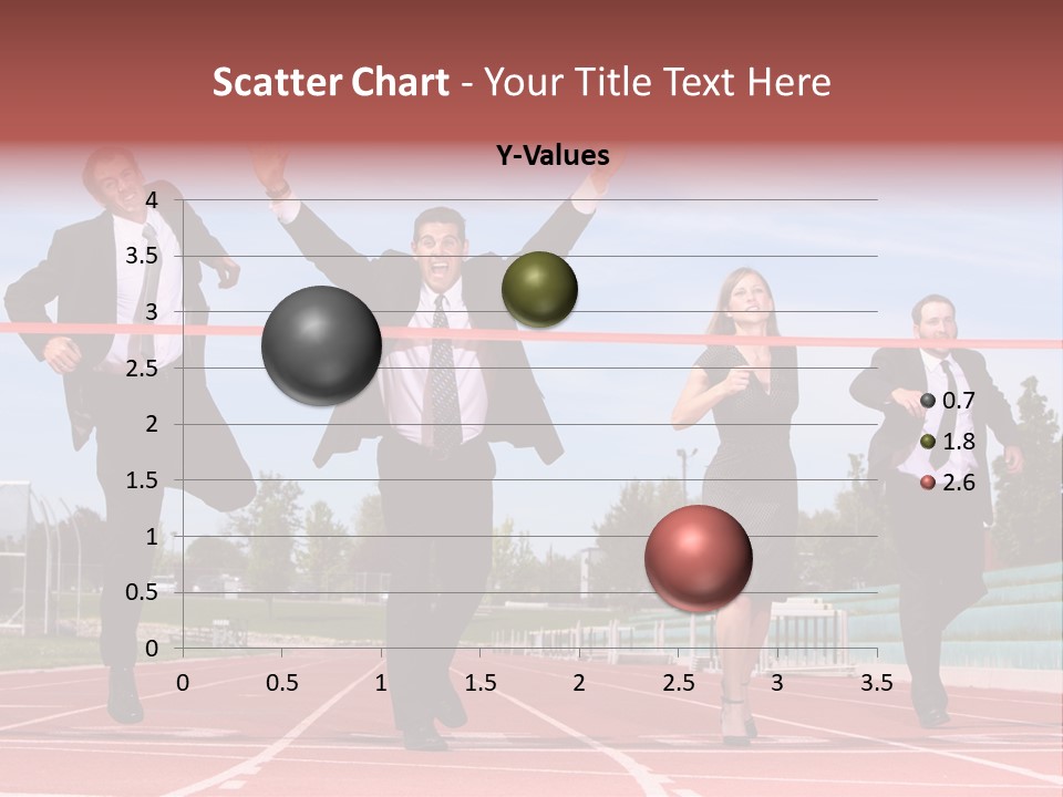 Track Finish Athletic PowerPoint Template