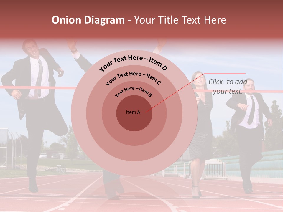 Track Finish Athletic PowerPoint Template