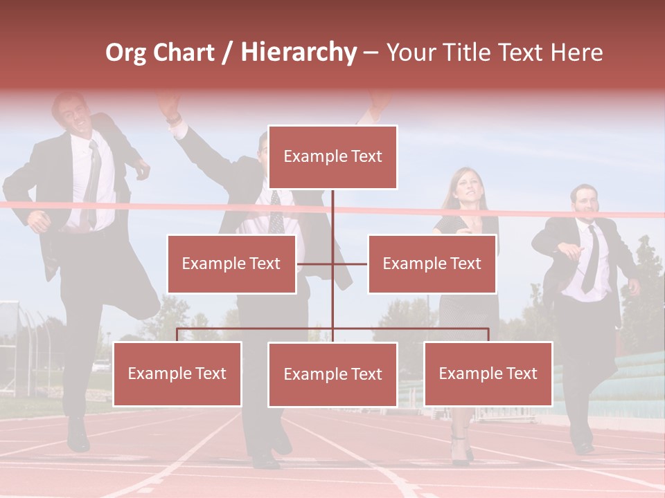 Track Finish Athletic PowerPoint Template