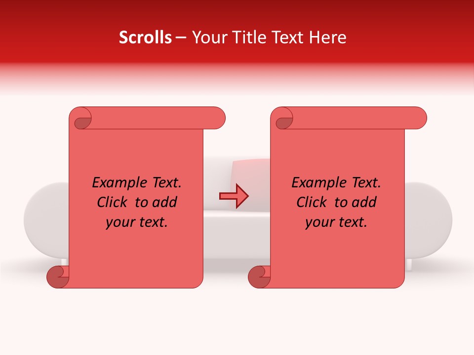 Leather Comfy Living PowerPoint Template