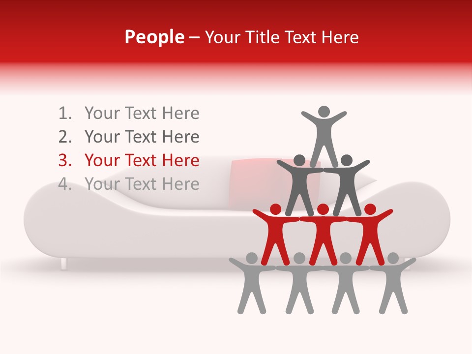 Leather Comfy Living PowerPoint Template