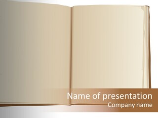 Vintage Page Illustration PowerPoint Template