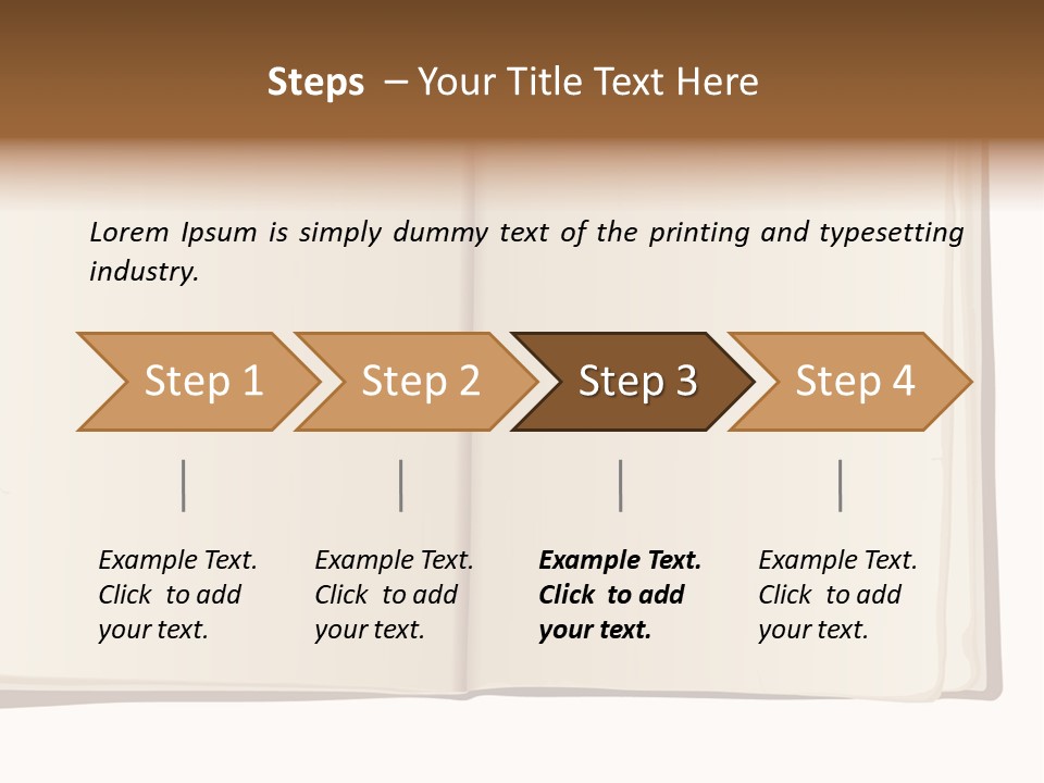 Vintage Page Illustration PowerPoint Template