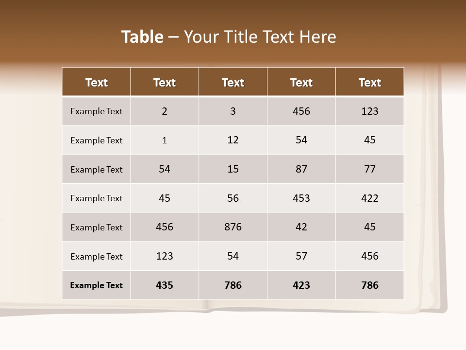 Vintage Page Illustration PowerPoint Template