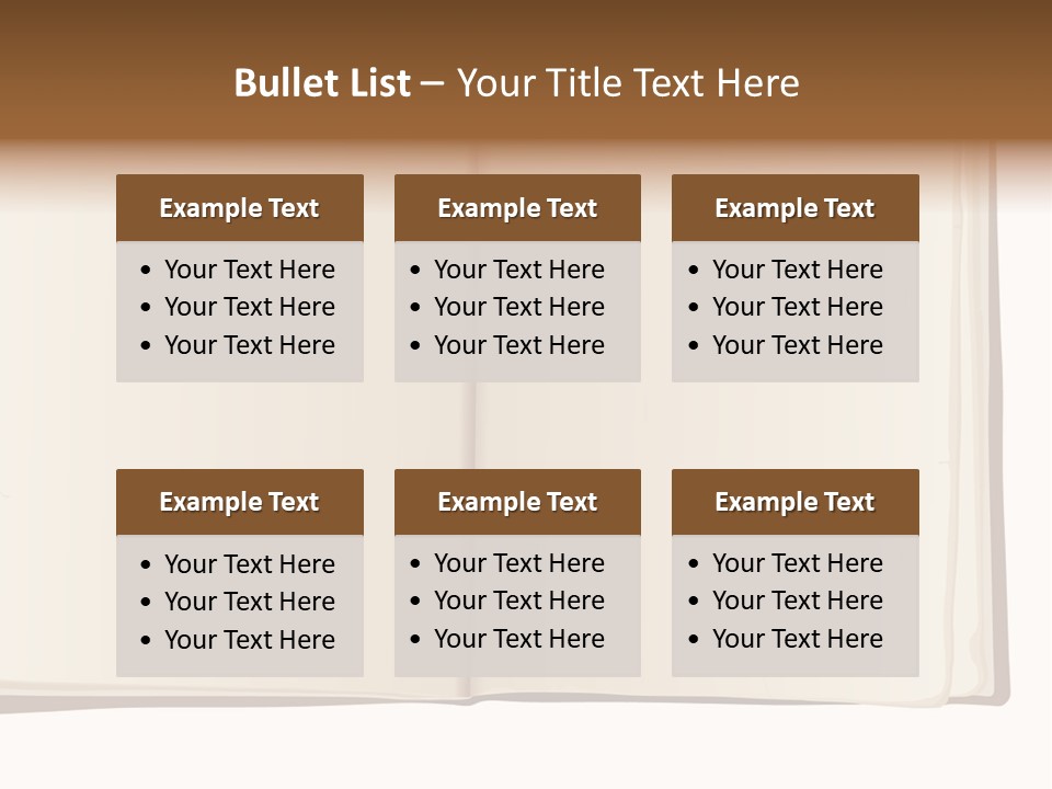 Vintage Page Illustration PowerPoint Template