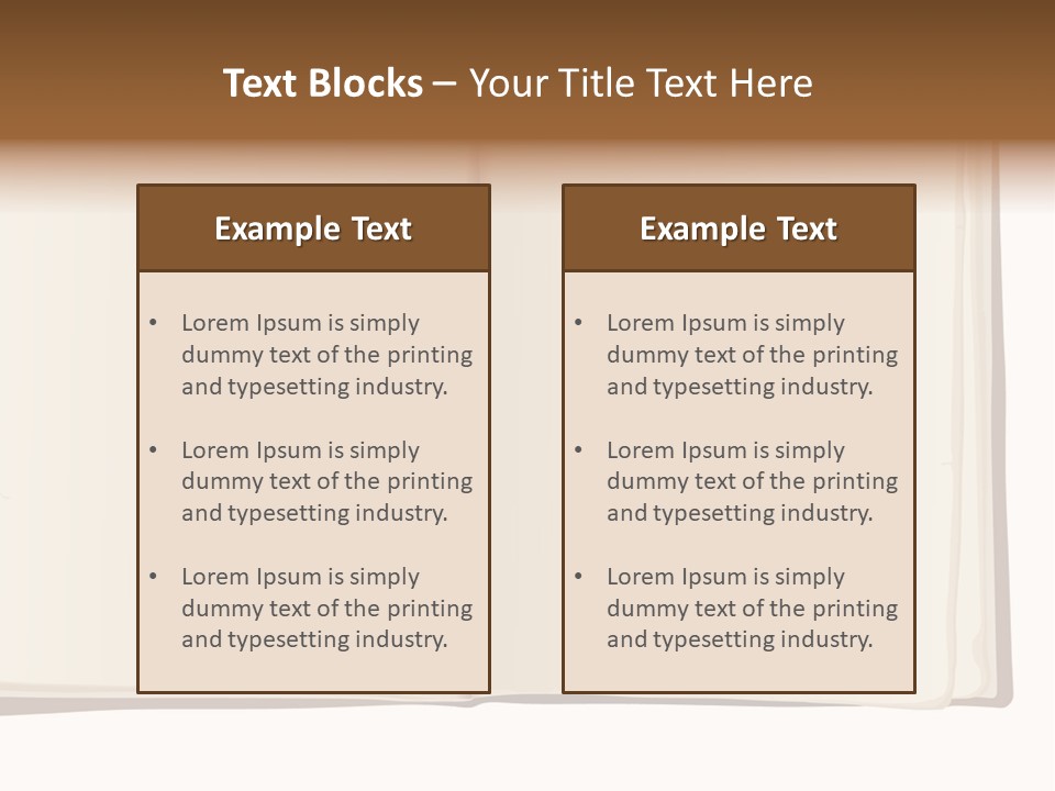 Vintage Page Illustration PowerPoint Template