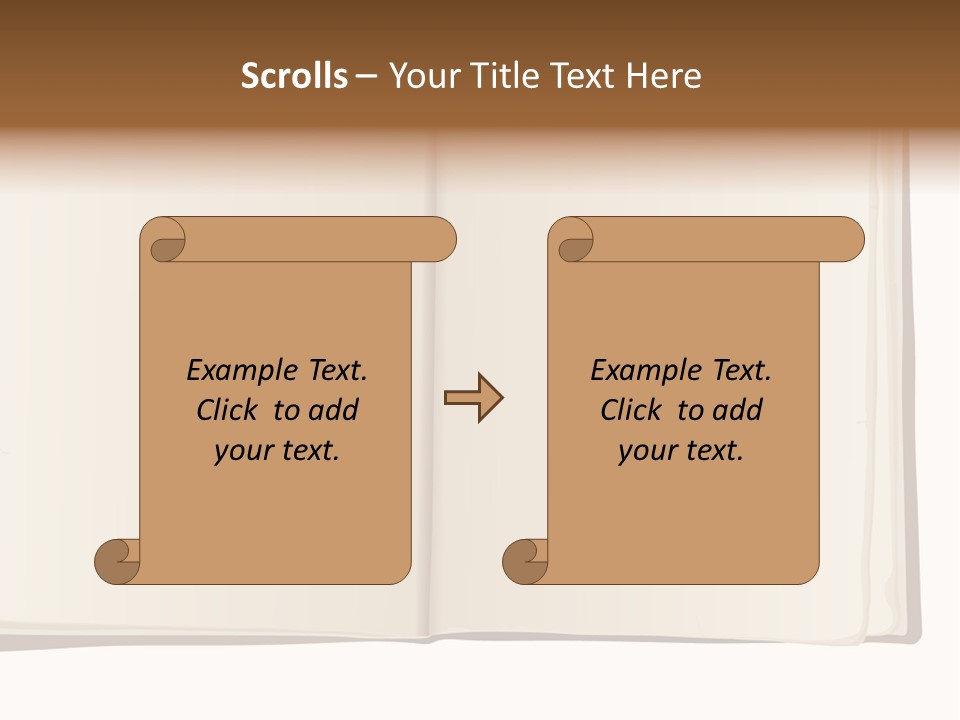 Vintage Page Illustration PowerPoint Template
