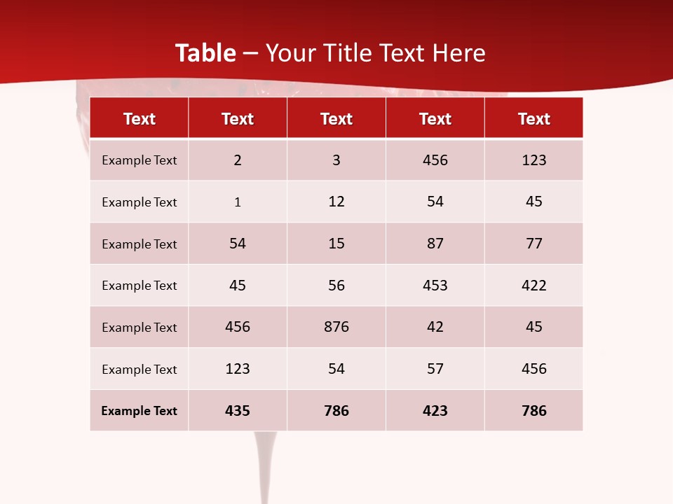 Isolated Dipped Fruit PowerPoint Template