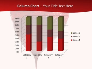 Isolated Dipped Fruit PowerPoint Template