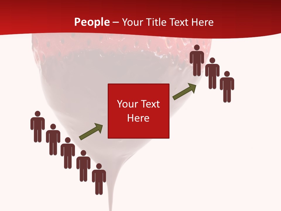 Isolated Dipped Fruit PowerPoint Template