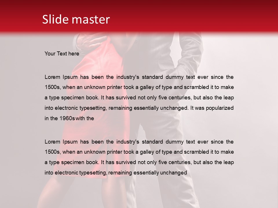 Couple Model Day PowerPoint Template