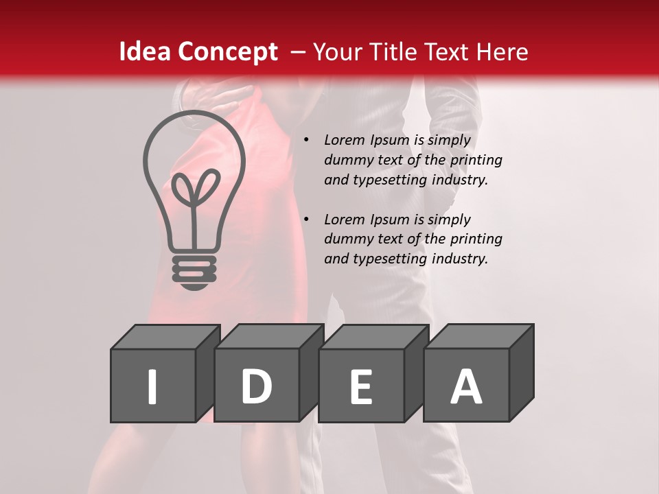 Couple Model Day PowerPoint Template