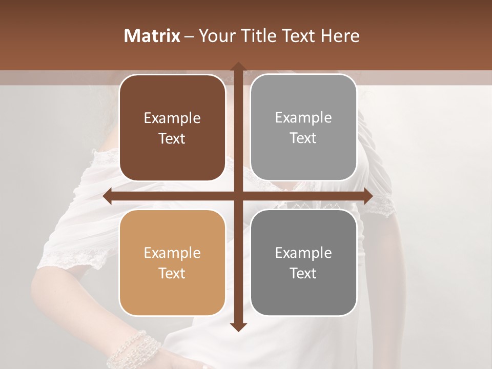 Dress Happy Pretty PowerPoint Template