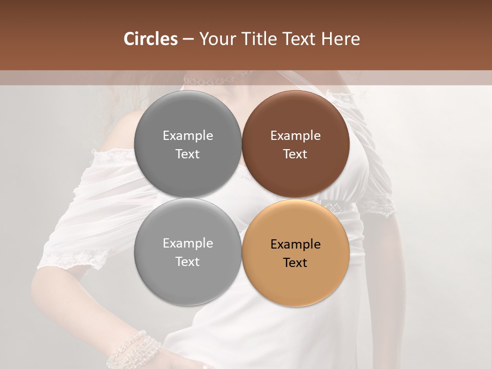 Dress Happy Pretty PowerPoint Template