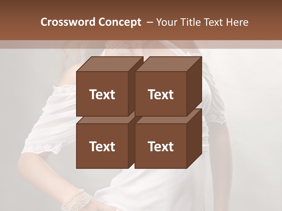 Dress Happy Pretty PowerPoint Template