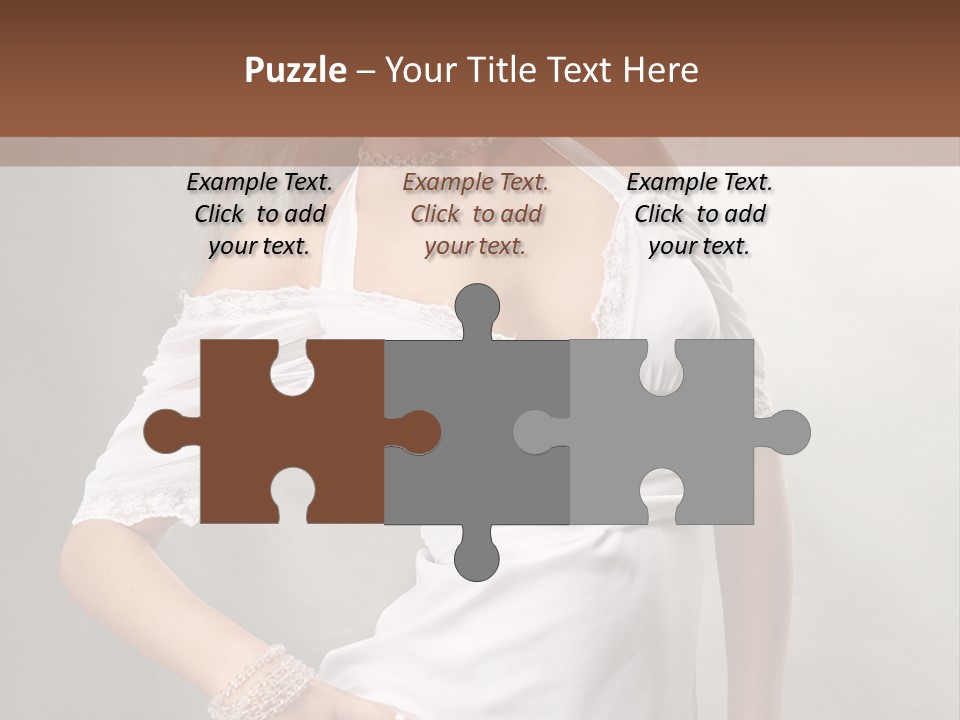 Dress Happy Pretty PowerPoint Template